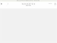 Tablet Screenshot of kassatex.com